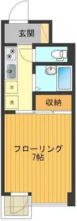 イグレック立川【6階】の間取り