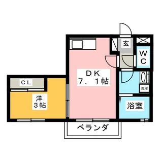 シャルム【2階】の間取り