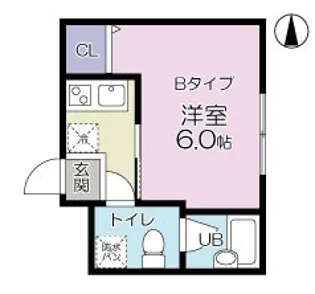 グランシャレー梅島III【3階】の間取り
