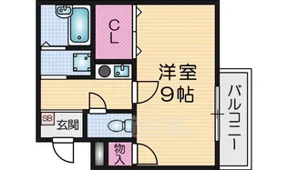 ベルク南野【2階】の間取り