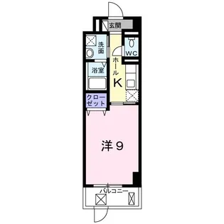 ノーサイド立葉【5階】の間取り