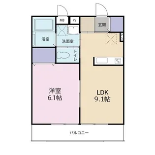 ルミエール【3階】の間取り