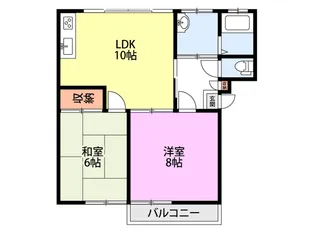 ファミール東本町【1階】の間取り