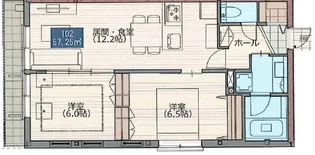 サングランデ【1階】の間取り