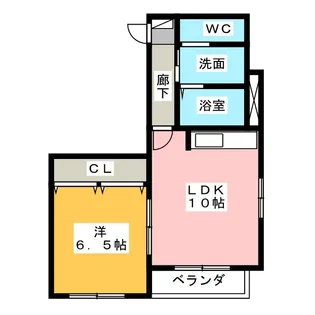 CASA秩父【4階】の間取り
