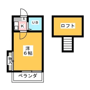アーバンフラット新瑞橋【1階】の間取り