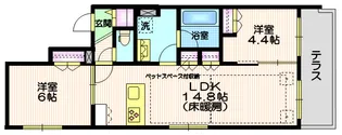 Grand Noble Omori【1階】の間取り