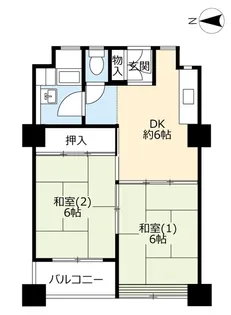 UR松ノ木町【9階】の間取り