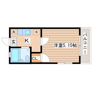 マイライフ名取【3階】の間取り