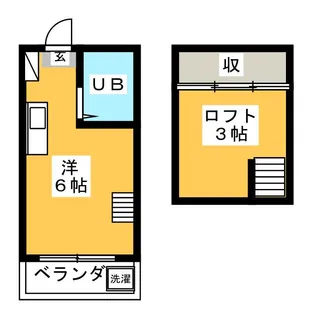 ハイム・ベル・ツリー【1階】の間取り