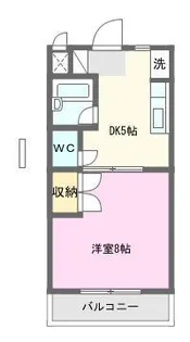 エステートビレッジ【1階】の間取り