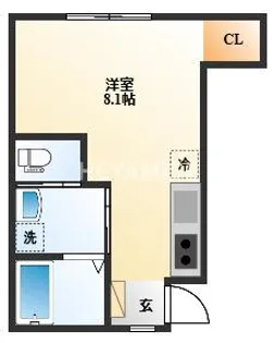 グランドシティ目覚【2階】の間取り