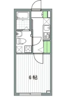 アージュドール白山【2階】の間取り