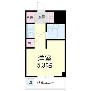 メイクスI八幡【3階】の間取り