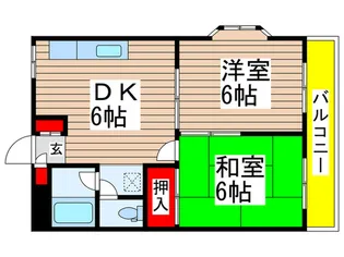 ルミネ星久喜【1階】の間取り