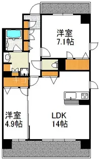 メゾンデール新大阪【3階】の間取り
