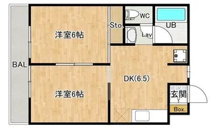 ジーライズ川口東領家【2階】の間取り