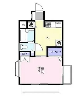 グリーンフィールド【3階】の間取り