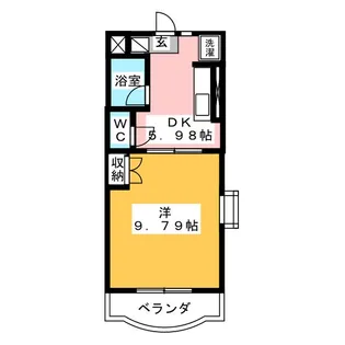ハピネスI【2階】の間取り