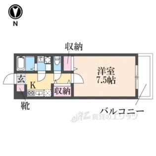 グラディオ新大宮【2階】の間取り