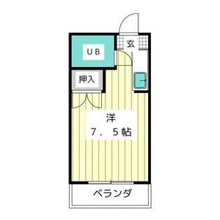 シティ藤ヶ丘【3階】の間取り
