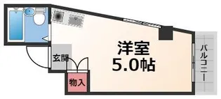 アールエス菱屋西【3階】の間取り