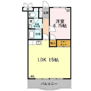 ルミエールU【3階】の間取り