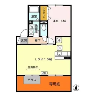 アークヒルズJ【1階】の間取り