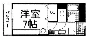 K・キュービック【6階】の間取り