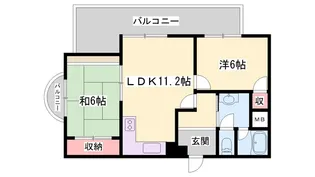 ソレイユ神田【3階】の間取り