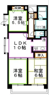 メインステイ関町【3階】の間取り