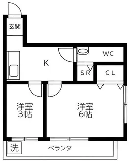 椎名町マイコーポ【5階】の間取り