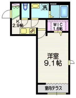 ラフィーネI【1階】の間取り