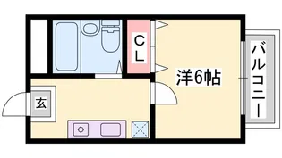藤井第2ハイツ【1階】の間取り