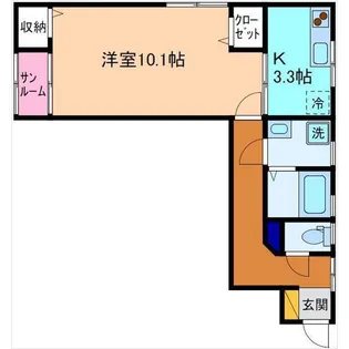 メゾン・ド・プラータ【1階】の間取り
