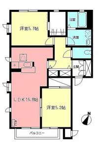グランシャリオA【2階】の間取り