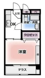 セザール早稲田【4階】の間取り