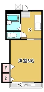 メゾン海南【1階】の間取り