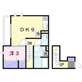エスポワールひばり【2階】の間取り