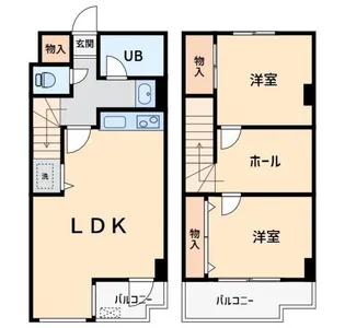 ピアレジアオヤマV【4階】の間取り