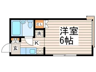 メゾンベルボア【2階】の間取り