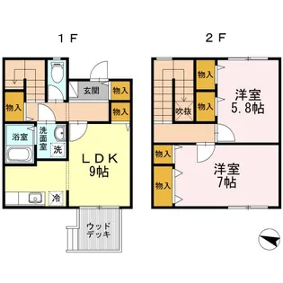 メゾネットみなみの間取り