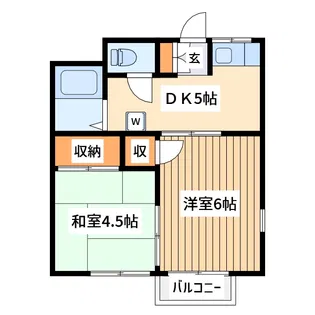 メゾンひなた【2階】の間取り