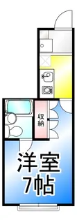MASAマンション三輪【2階】の間取り