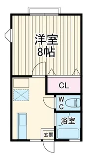 シティハイムカズサ【2階】の間取り