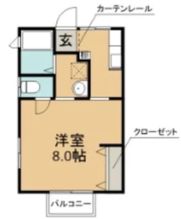 Tricolore IV(トリコロール4)【2階】の間取り
