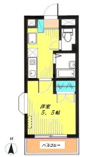 ウイン海老名【4階】の間取り