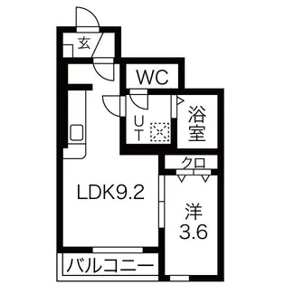 ラビスタアイワヒルズI【1階】の間取り