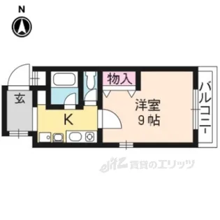ルネッサンス・アン【1階】の間取り