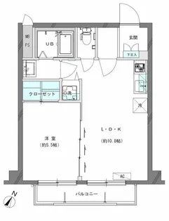 エストレーヴ板橋大山パークフロント【3階】の間取り